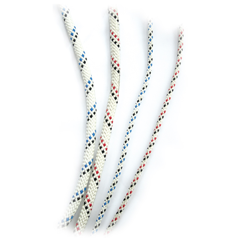 CABO Cruising rope Halyard, Diam. 3mm, white with blue braid