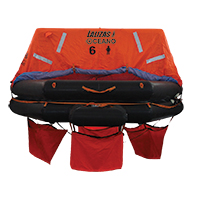 lalizas 79867 LALIZAS Liferaft SOLAS OCEANO,Throw-overboard Type,6 prs,canister (A)