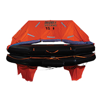 lalizas 79871 LALIZAS Liferaft SOLAS OCEANO,Throw-overboard,15 prs,canister (A)