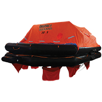 lalizas 79875 LALIZAS Liferaft SOLAS OCEANO,Throw-overboard Type,30 prs,canister (A)