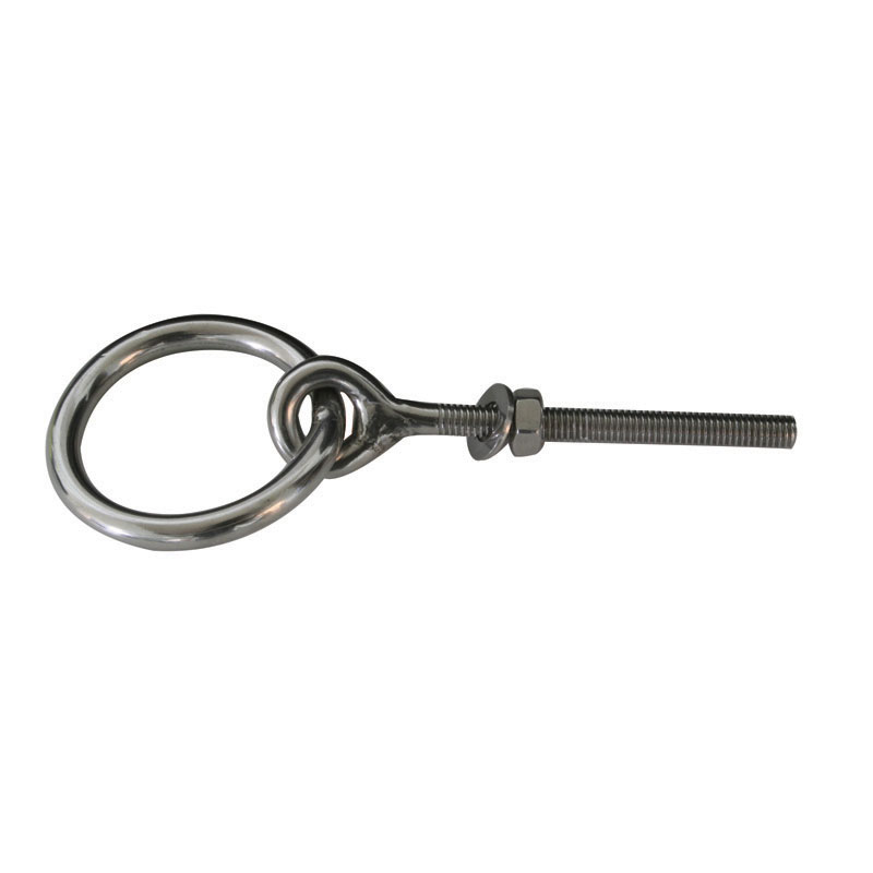 Eye bolt w/ring, AISI 316, w/ thread 10mm