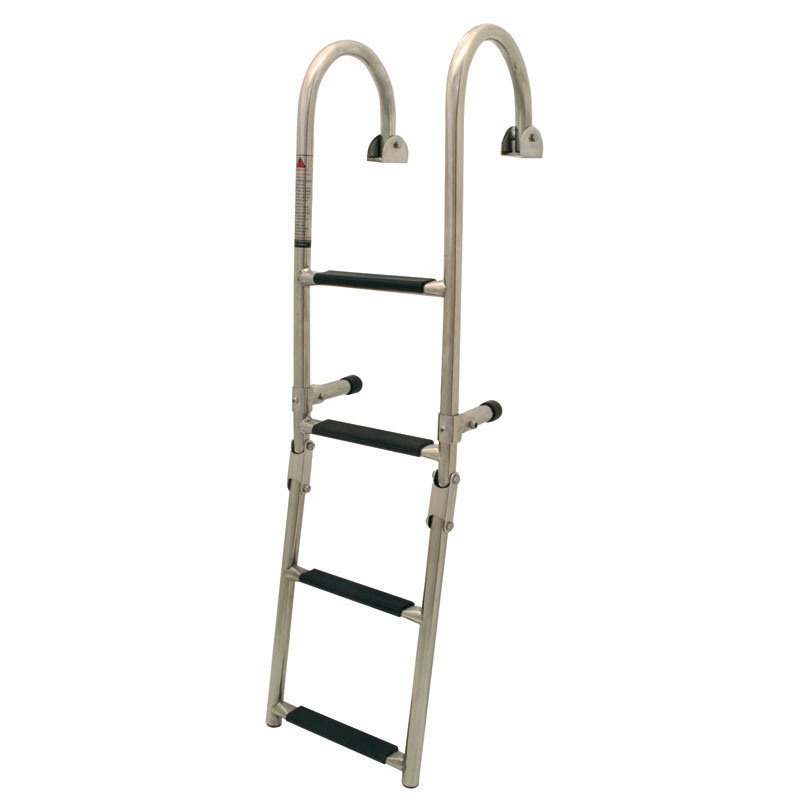 Foldable Ladder for Gunwale, 1+2 steps, Inox 316, 180⁰, L730xW250mm