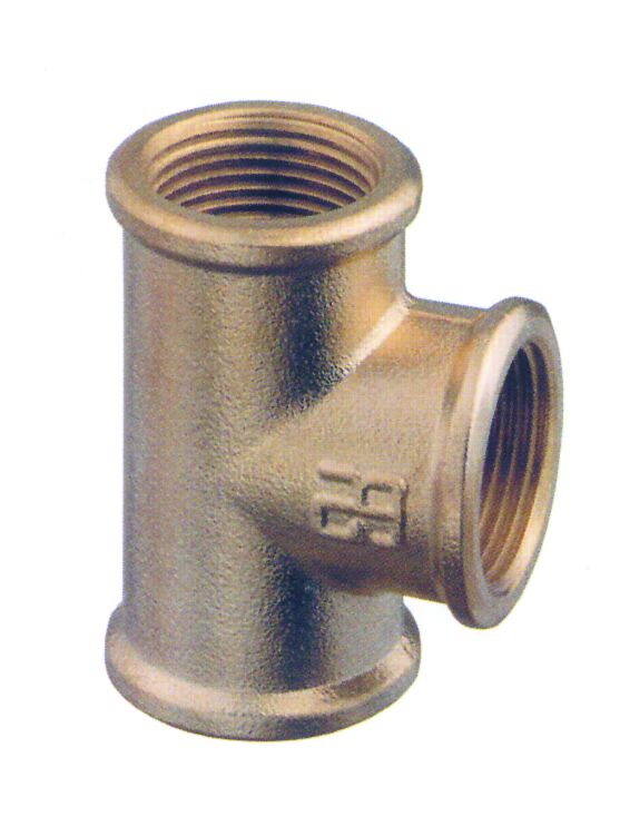 lalizas 90079 TEE Fitting, Brass, 1/4''