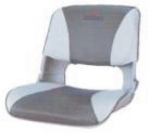 lalizas 90112 Skipper chair w/ cushion light grey/dark grey, Springfield