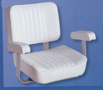 lalizas 90115 Deluxe Captain chair, white, Springfield