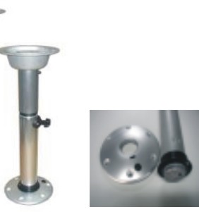 lalizas 90142 Table pedestal, adjust. height 547-700mm, Springfield
