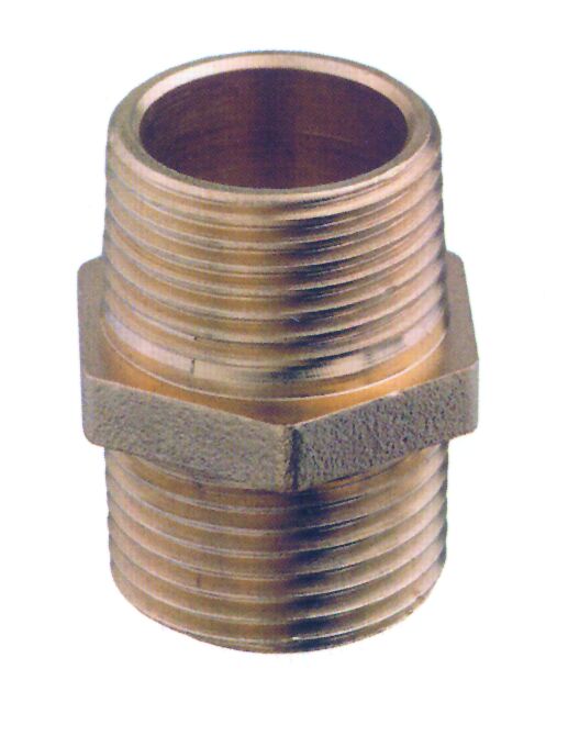 lalizas 90155 Male Nipple, Brass 1/4''