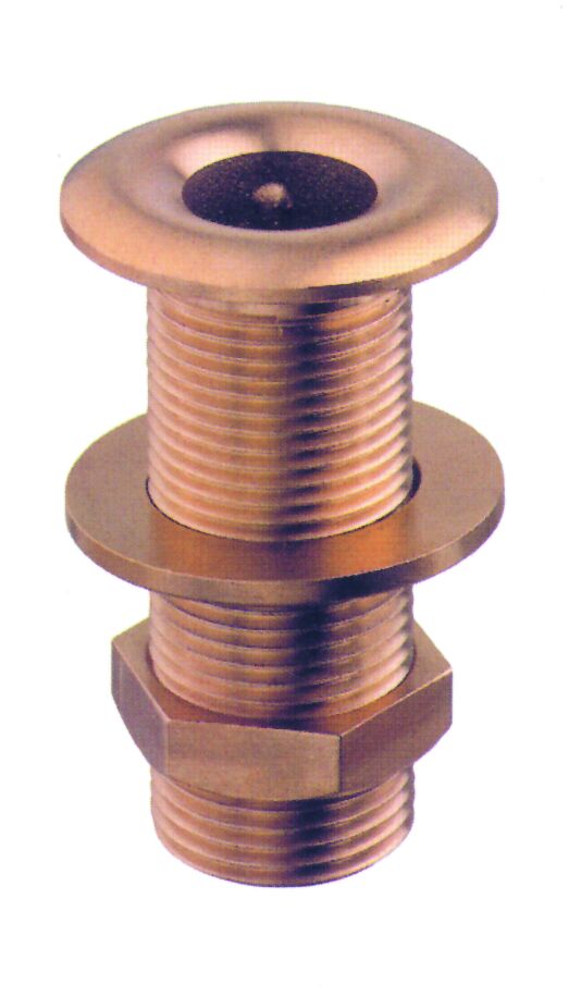lalizas 90266 Thru-Hull Outlet, Brass, 1/4''