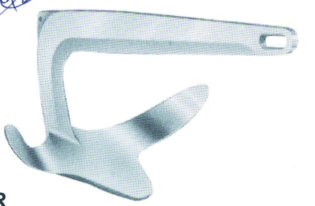 lalizas 92240 Anchor hot dip galvanized, Bruce type, 2kg