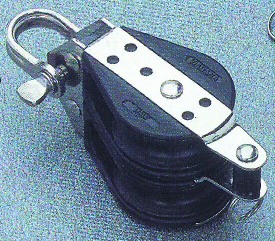 lalizas 92460 Double ball bearing block with becket 38mm,Diam. 10mm