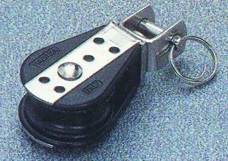 lalizas 92483 Single swivel ball bearing block without balls, 22mm Diam. 6mm