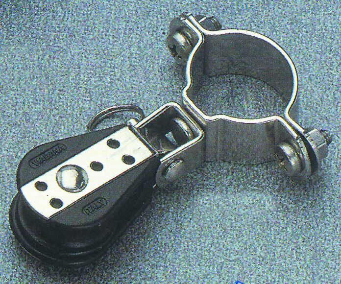 lalizas 92488 Swivel ball bearing block on curved base, 22mm Diam. 6mm