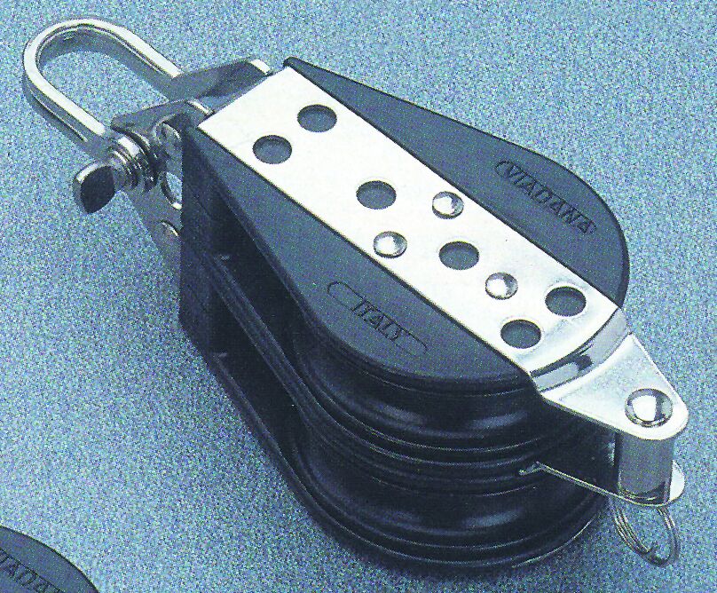lalizas 92494 Double ball bearing block with becket, 57mm Diam. 12