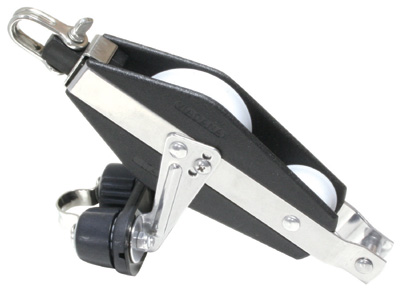 lalizas 92544 Fiddle ball bearing block,becket with ball bearing cam cleat, Universal 3-way head, Diam. 45mm, ,Dia