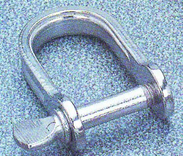 lalizas 92704 Shackles,u shape, Diam. 5mm, B 16mm, H 25mm