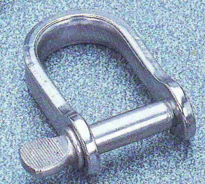 lalizas 92708 Shackles, U shape, Diam. 6mm, B 17mm, H 26mm