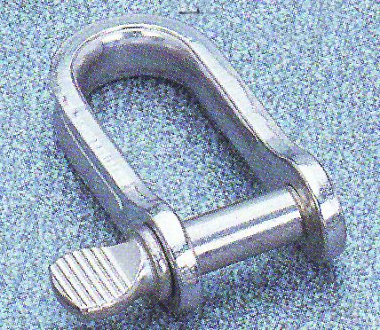 lalizas 92709 Shackles, U shape, Diam. 6mm, B 14mm, H 28mm