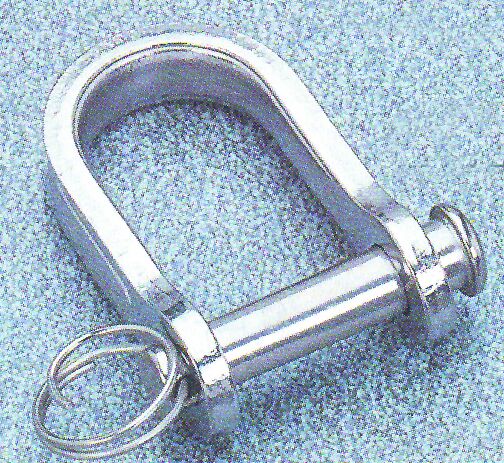lalizas 92719 Clevis pin shackle, Diam. 6mm, B 17mm