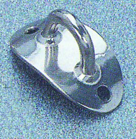 lalizas 92755 Eye plate on orizontal curved base, Diam. ring 5mm