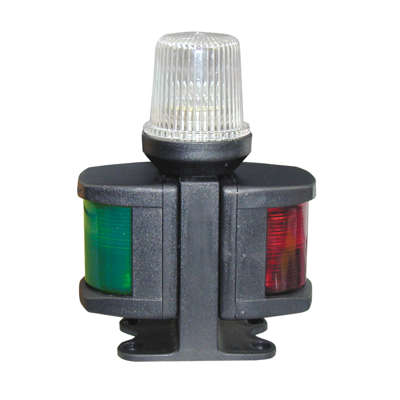 CLASSIC 12 All-round Light & Starboard & Port Lights, with black housing