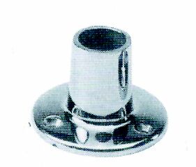 lalizas 92829 Round base 90ο, casted AISI 316, inter. Diam. 22mm