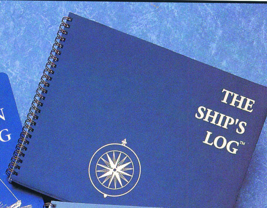 lalizas 93981 The Ship's log, 11-1/2''x8-5/8''