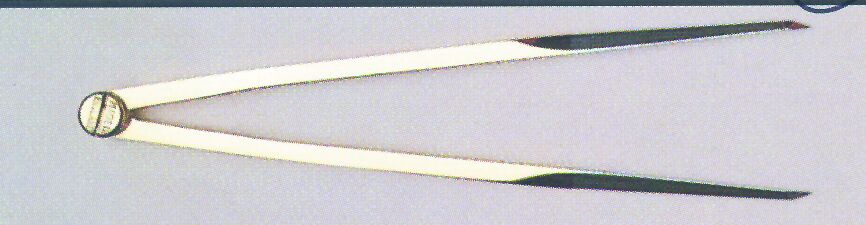 lalizas 94004 Straight pattern brass dividers 20,3cm (8'')
