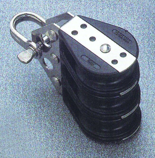 lalizas 95831 Trible ball bearing block, Diam. 38mm, Diam. 10mm