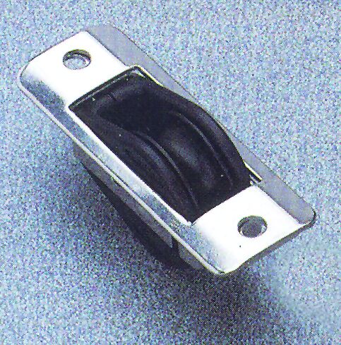 lalizas 95834 Single ball bearing block thru beck, Diam. 28mm, Diam. 8mm