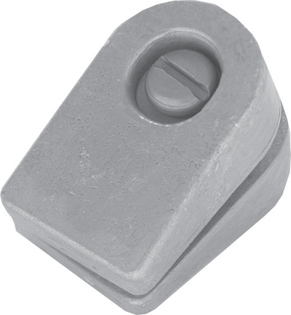lalizas 96024 Double plate anode, for OMC/Johnson , 0,23kg