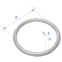 lalizas 96992 Round Ring, Inox 316, 9x90mm