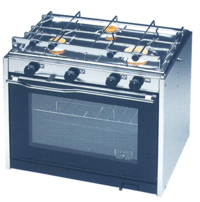 lalizas 97847 Cooker w/ oven & 3 burners, 500x435x400mm, 21kg
