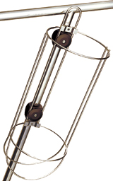 lalizas 98629 Modular Fender Basket, Inox, Internal Diam. 220mm, H 440mm