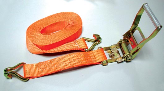 lalizas 99013 Ratchet Tie-Down w/double J hook,7mx30mm,BL 1500kg