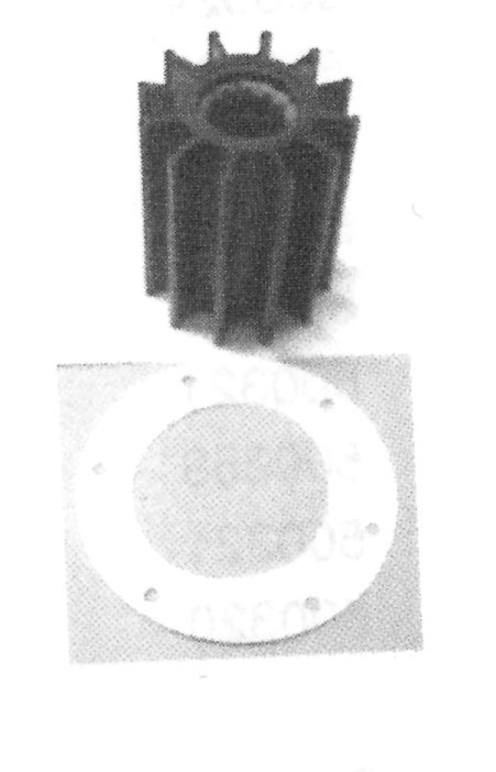 lalizas 99309 Engine Impeller CEF for Yanmar & Johnson, Volvo-Penta pump Ø25 65,7Χ80