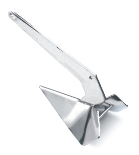 lalizas 99425 Anchor, Delta Type, Inox 316, 6 kg