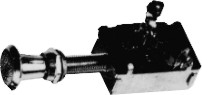 lalizas 99545 Horn starter button, 3 position push pull on/off, 12V, 20A, diam.9.5mm, L.97mm