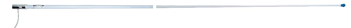 lalizas 99650 VHF Antenna, Glomex, w/ 6dB gain average, L 2,4m, 4,5m coaxial cable & PL259 connector
