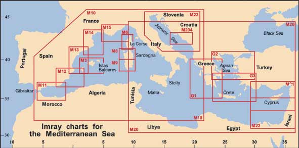 lalizas 99881 Eastern Mediterranean Charts M20 , ''Eastern Mediterranean'', Imray