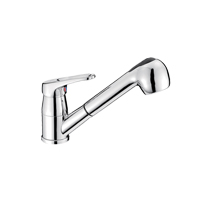 lalizas 99960 Faucet w/ Adjust. Flow Sprayer & Pull-Out Shower Tube 150cm