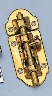 lalizas 99980 Barrel Bolt, Chrome Plated Brass, 3''