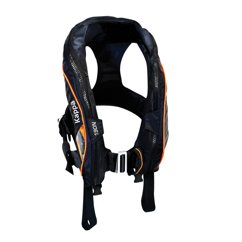 Kappa Infl.Lifejacket, Auto, 180N, LALIZAS JS1, w/Double Crotch & Harness, ISO, Adult