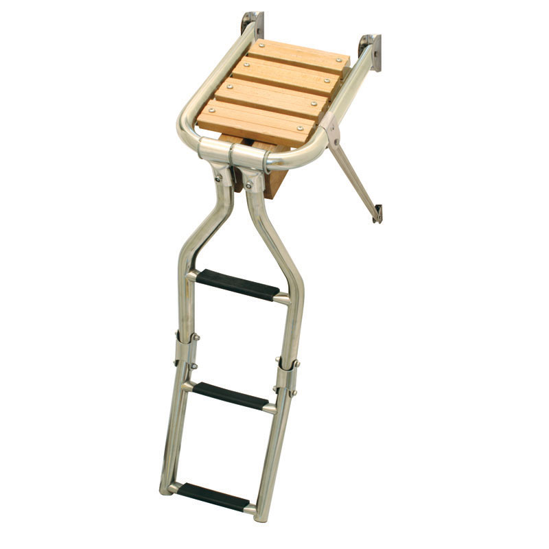 Platform with ladder, 210x390mm, Inox 316