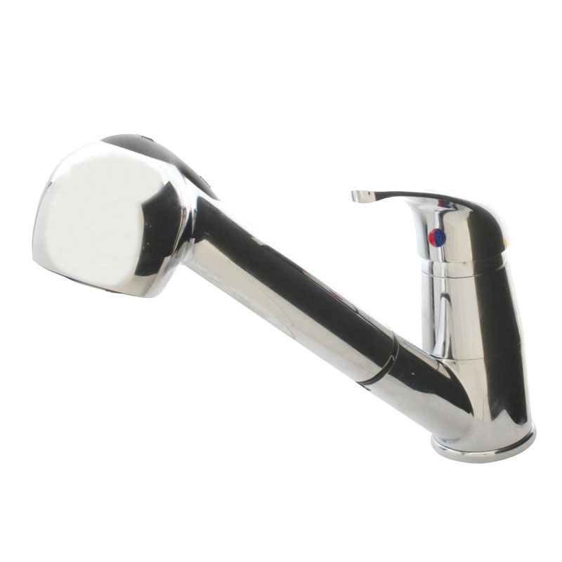 Faucet w/ Adjust. Flow Sprayer & Pull-Out Shower Tube 150cm