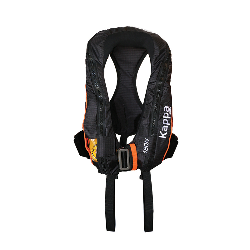 lalizas 72194 Kappa Infl.Lifejacket, Auto, 180N, LALIZAS JS1, w/Double Crotch & Harness, ISO, Adult