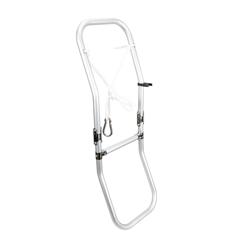 lalizas 99507 Foldable Ladder for Inflatable Boats, 2 steps, Aluminium, L894xW265mm