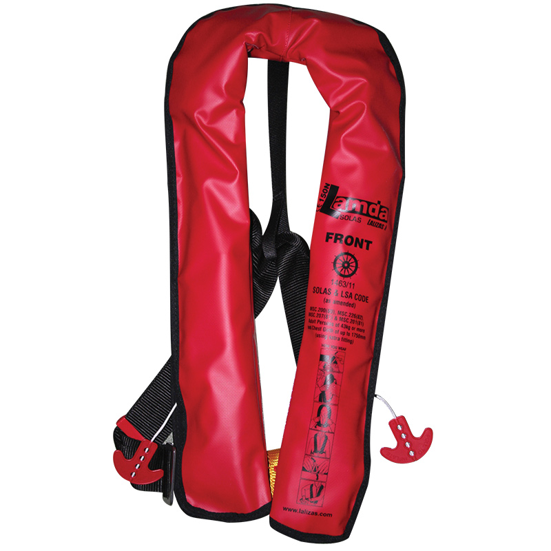 LALIZAS Inflatable Lifejacket Lamda, Auto, 275N, SOLAS/MED