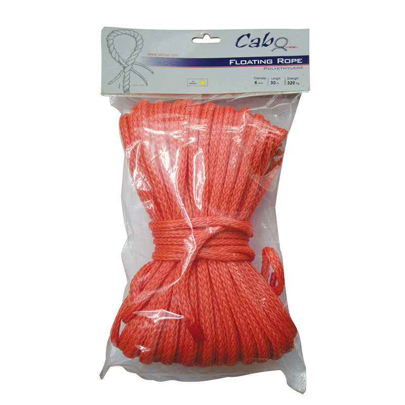 CABO Floating Rope Diam. 8mm, L 30m, orange