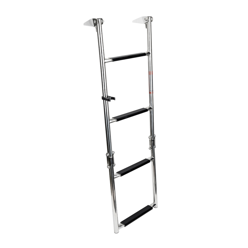 lalizas 99506 Foldable Ladder for Platform, 2+2 steps, Inox 316, L960xW276mm