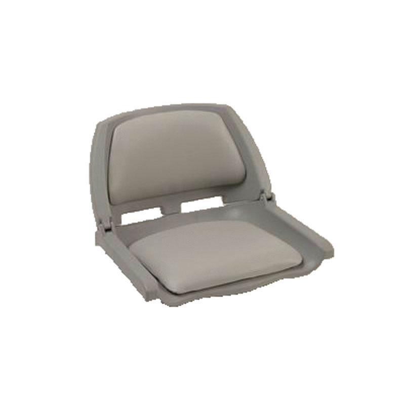 Traveller fold-down Chair shell, w/ cushions, grey, Springfield